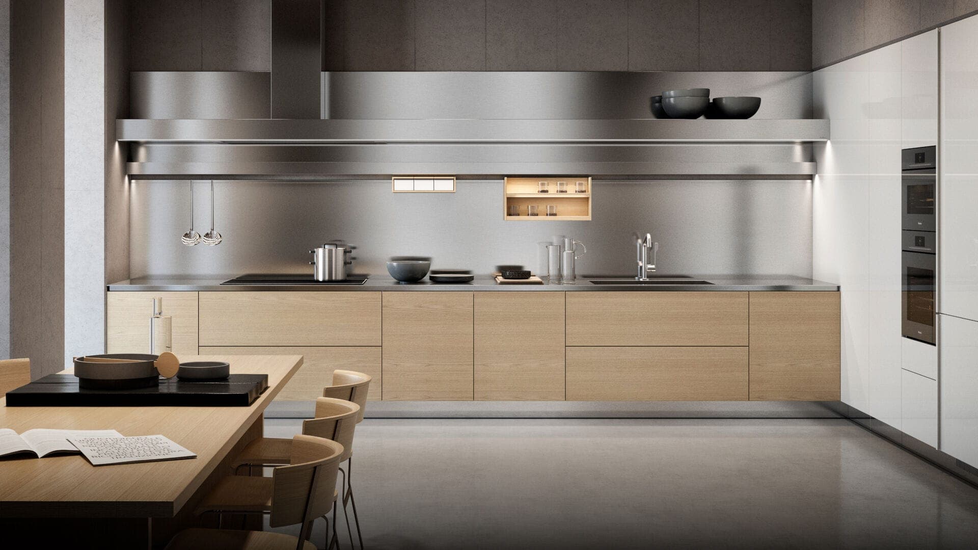 Gamma Luxury Industrial Modern Modular Kitchen
