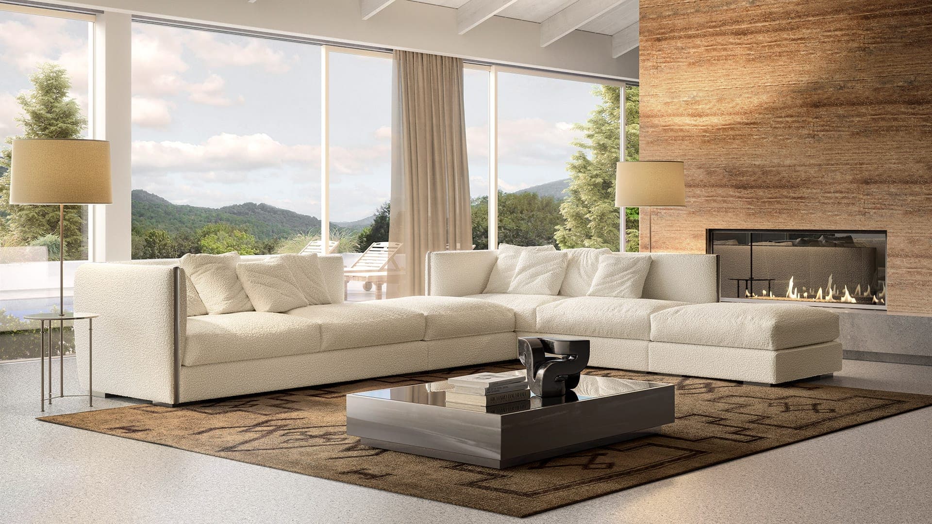 An AURA Interiors living room setting
