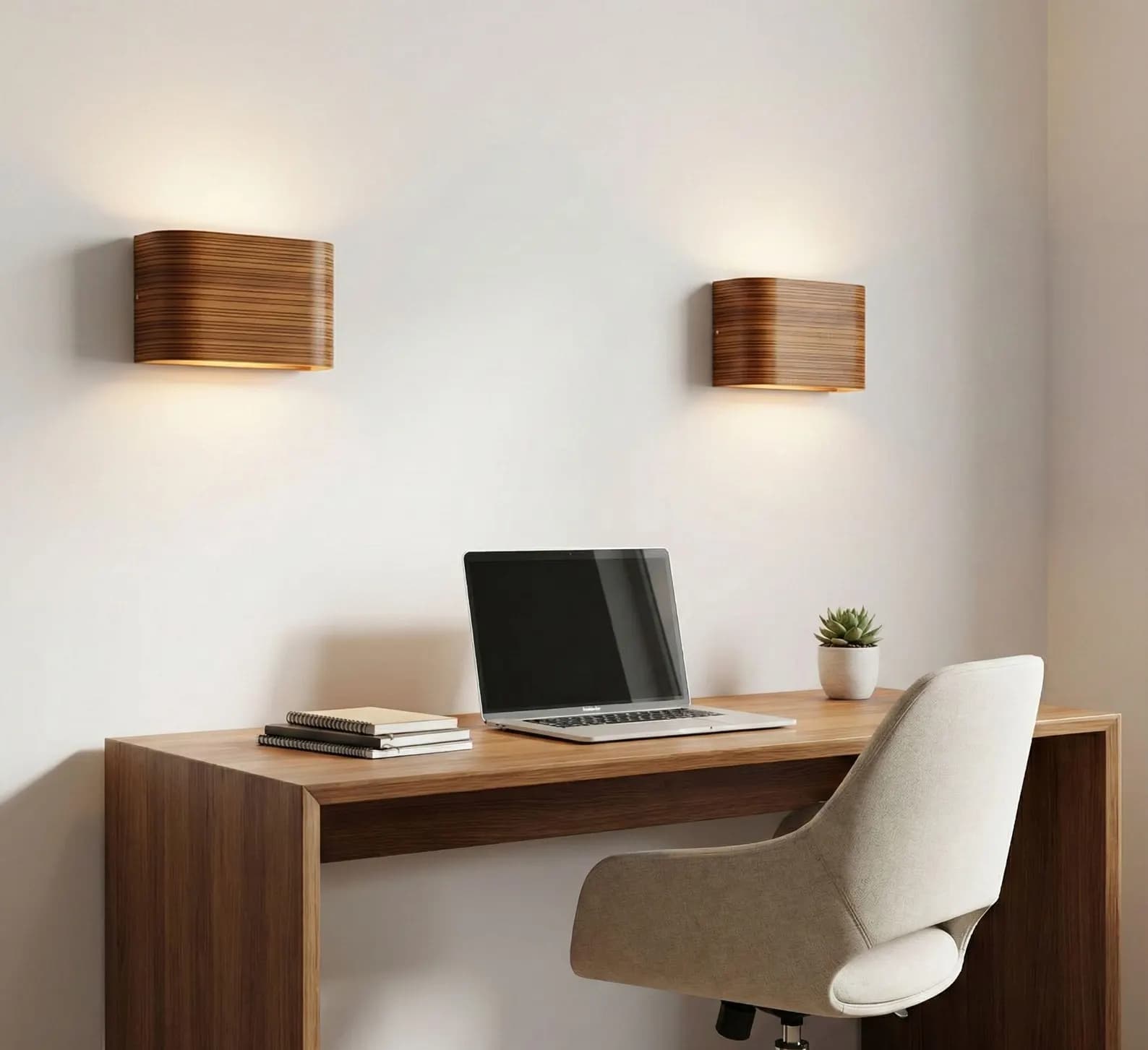 Artisan Curved Modern LED Floating Wall Decor