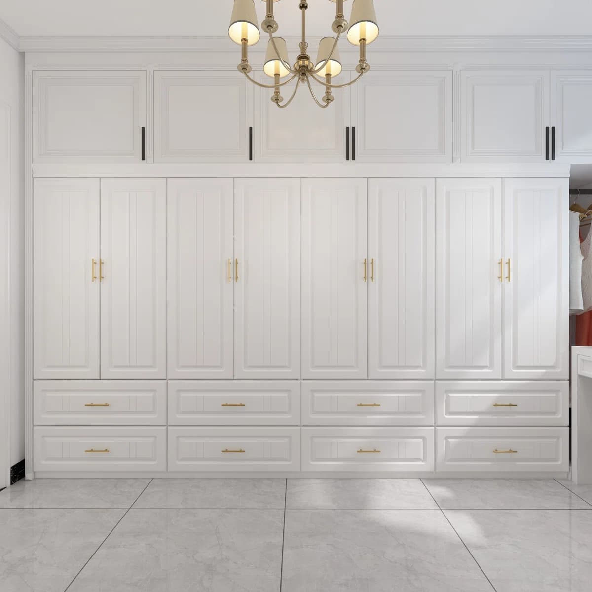 Descoteaux Grand Master Suite Built-in Wardrobe Closet System
